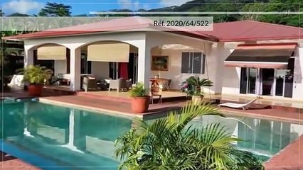 A vendre villa + 6 bungalows “idéal maison d’hôtes” à Vairao (à 5 min. Teahupoo)