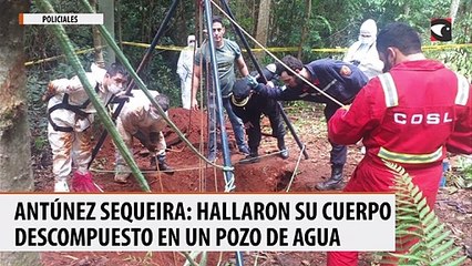 Estuvo más de un mes desaparecido y finalmente hallaron su cuerpo descompuesto en un pozo de agua en una chacra de San Vicente