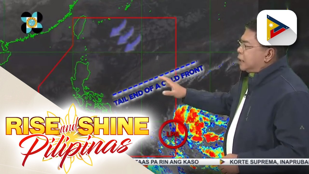 PTV INFO WEATHER: Tail-end of a cold front, patuloy ang pag-iral sa eastern Visayas