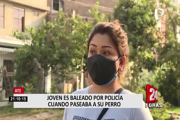 Policía que disparó contra joven en Ate fue detenido y llevado a carceleta de la Depincri