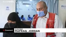 شاهد: الأردن يفتتح مركزا للتطعيم ضد كورونا داخل مخيم الزعتري للاجئين السوريين