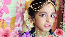 Bharatnatyam makeup step by step || Indian classical dance makeup || for school kids