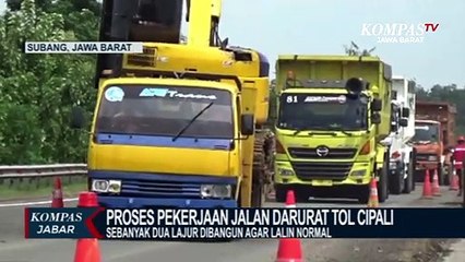 21 Februari Pengerjaan Jalur Darurat Tol Cipali Rampung