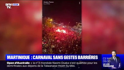 Download Video: En Martinique, le carnaval célébré au mépris des gestes barrières