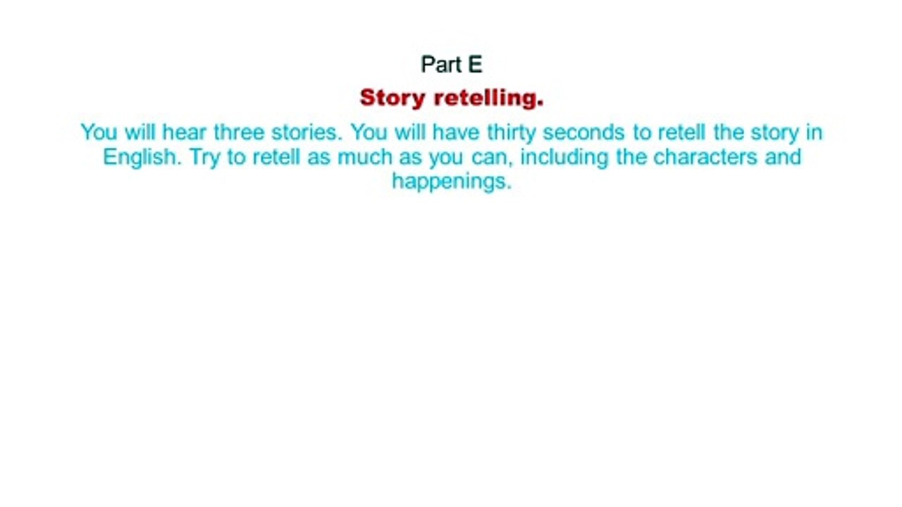 Versant English Test (Lets Practice Without Answer) Part A to F - Version 1