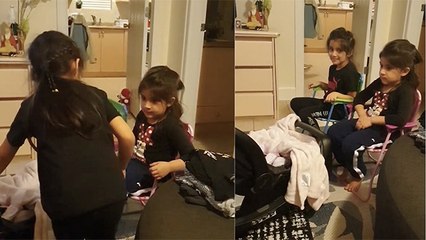 Karanvir Bohra's Twin Daughters Happily Babysit Their Newborn Sister Gia Vanessa Snow