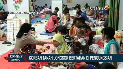 Pasca Longsor, Warga Masih Bertahan di Pengungsian