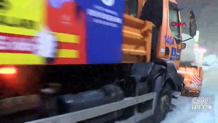 Kar yağışı kazalara neden oldu
