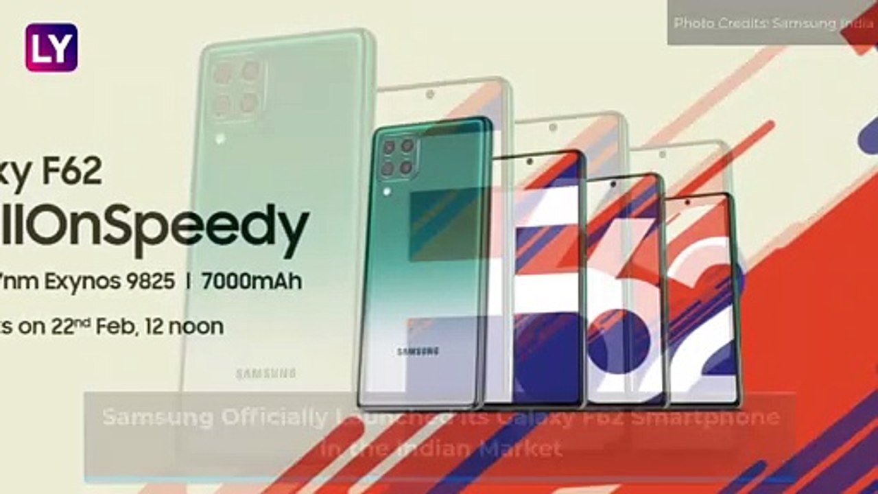 Samsung Galaxy F62 with 64MP Quad Rear Camera Setup Launched in India; Check Prices, Features, Variants & Specifications