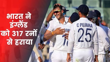 India Beat England By 317 Runs In The 2nd Test