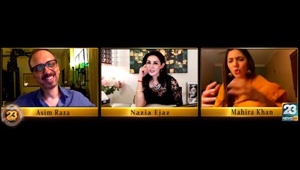 On Camera With 23 News - Mahira Khan and Asim Raza