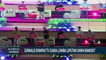 2 Jurnalis Kompas Tv Juarai Lomba Jurnalistik UMKM Bangkit