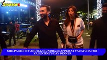 Shilpa Shetty AND Raj Kundra Spotted at Yauatcha for Valentine’s Day dinner | SpotboyE
