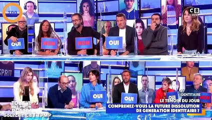 TPMP : "Vous vous prenez pour qui ?" Cyril Hanouna recadre Thaïs d'Escufon de Génération Identitaire