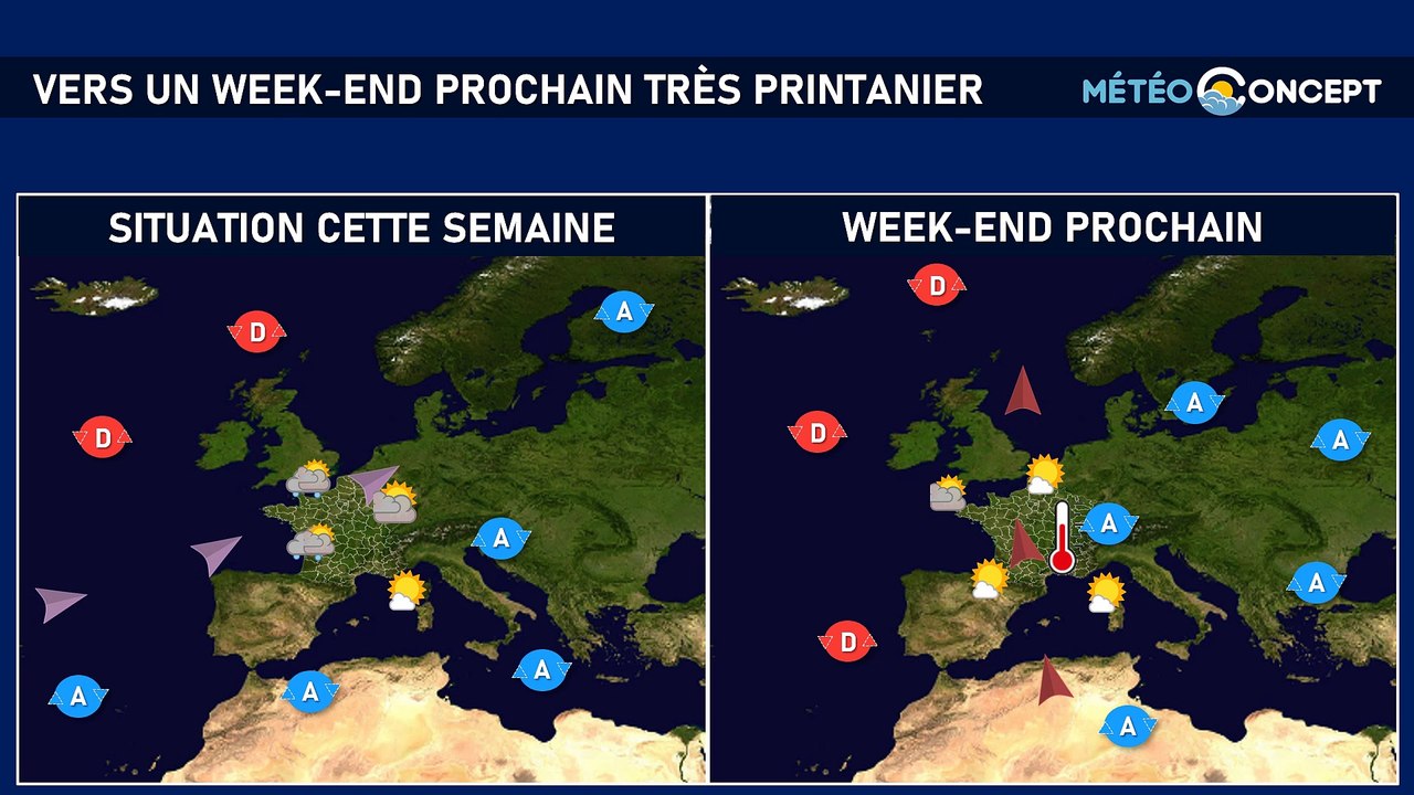Ambiance de plus en plus printanière à partir d...