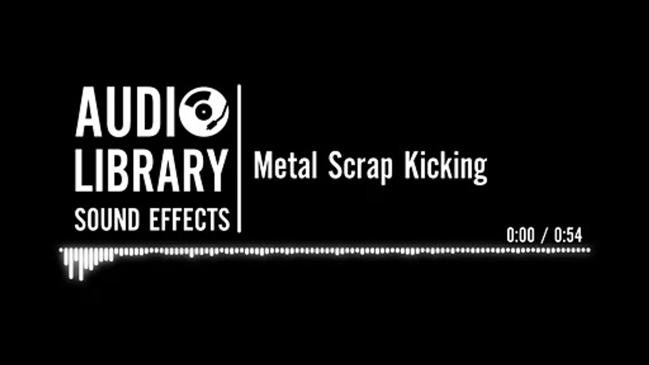 Metal Scrap Kicking Sound - Free Sound Effects