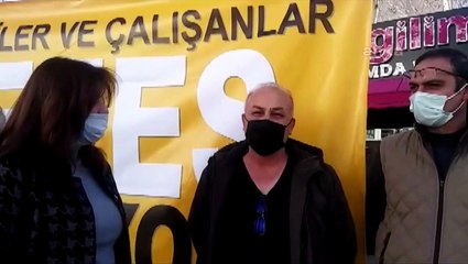 Kayserili esnaftan pankartlı isyan:  "Ramak kaldı biz batmak üzereyiz”