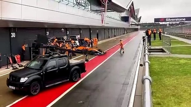 F1 / LANDO NORRIS IN PISTA CON LA MCLAREN MCL35M - 2021 SILVERSTONE