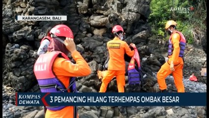 3 Pemancing Hilang Terhempas Ombak Besar