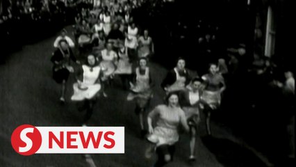 The British pancake race that is only for women