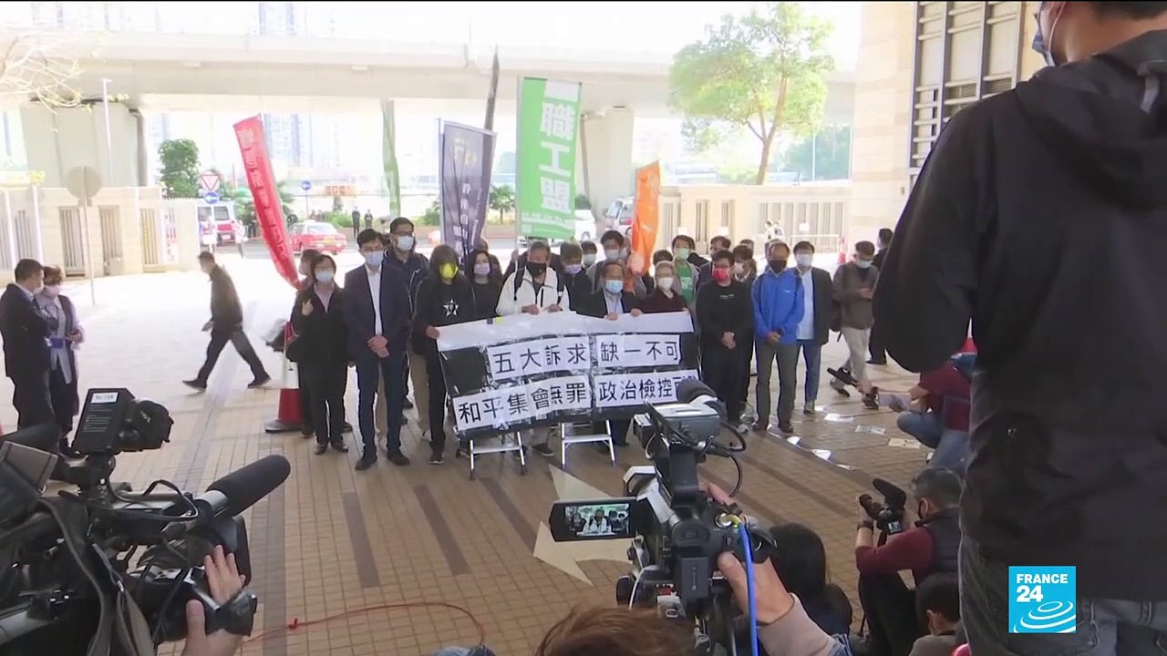 Contestation à Hong Kong : début du procès de 9 figures du combat prodémocratie