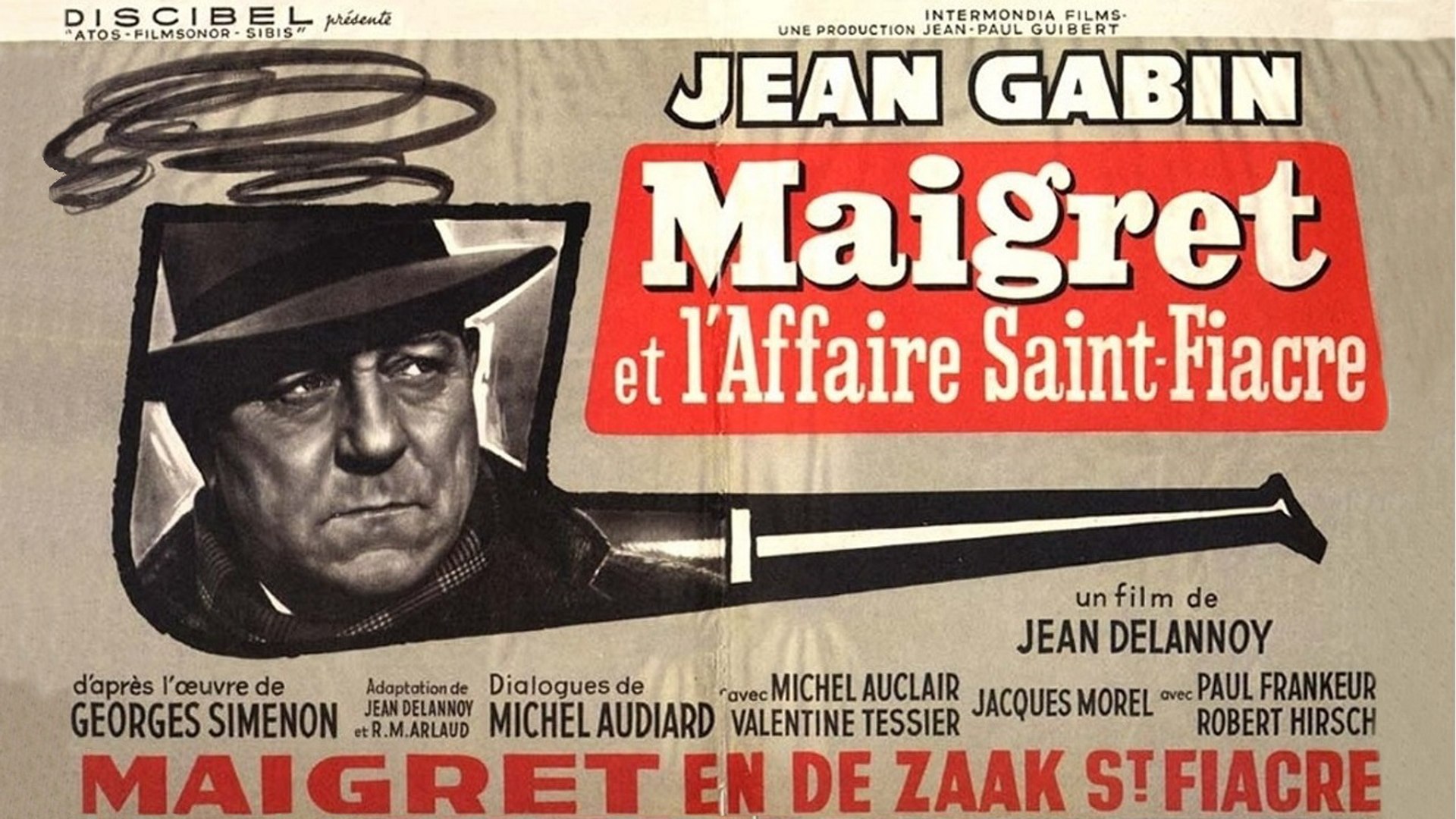 Maigret et l'affaire Saint-Fiacre Film (1959) - Jean Gabin, Michel Auclair,  Valentine Tessier - Vidéo Dailymotion