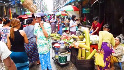 Une promenade dans Chinatown à Yangon, au Myanmar