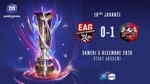 D1 Arkema, J10  EA Guingamp - FC Fleury 91 (0-1)