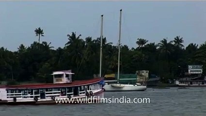 Cochin harbour in Kerala