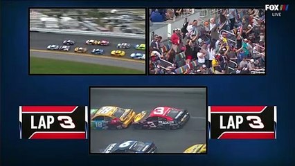 NASCAR Cup Series Daytona Race Lap 3 Earnhardt Tribute