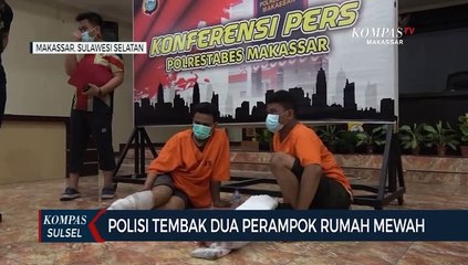 Polisi Tembak Dua Perampok Rumah Mewah Di Makassar