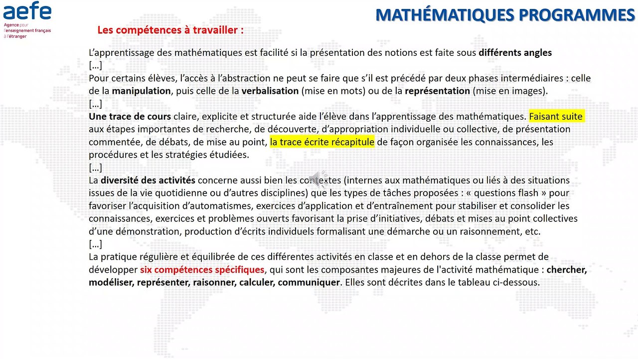 Oral Maths Sciences Programmes