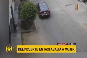 Los Olivos: falso taxista amenaza con un arma a mujer y le roba su celular