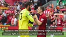 Henderson laughs off 'bust-up' rumours