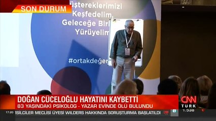 Son dakika... Ünlü psikolog Doğan Cüceloğlu evinde ölü bulundu