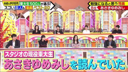 林修の今でしょ!講座  2021年2月16日 特別編　東大生ランキング-(edit 2/3)