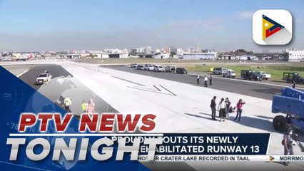 NAIA proudly touts its newly levelled and rehabilitated runway 13
