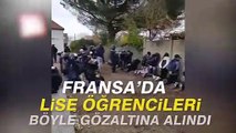 Fransa'da Sarı Yelekli liseliler 'Toplama Kampı'na alındı