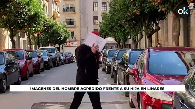 Declaraciones de la mujer del hombre agredido frente a su hija en Linares