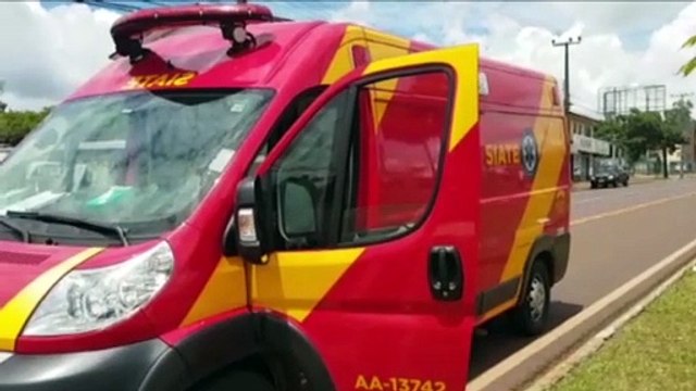 Ciclista fere o rosto ao sofrer queda na Av. Tancredo Neves; Siate foi mobilizado