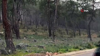 Fethiye’ye kar yağdı, vatandaşlar şaşırdı