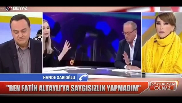 Hande Sarıoğlu: Fatih Altaylı bana 'öyle poponu sallarsan böyle gidersin' dedi