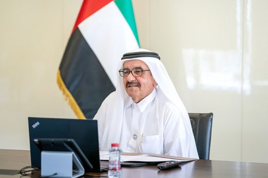 سمو الشيخ حمدان بن راشد آل مكتوم عضيد الشدة وصاحب القلب النقي