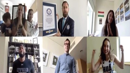 رياضيون في أبوظبي يحطمون أرقاماً قياسية عالمية من المنزل