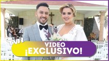 Thali García se casó por la iglesia en el Día del Amor