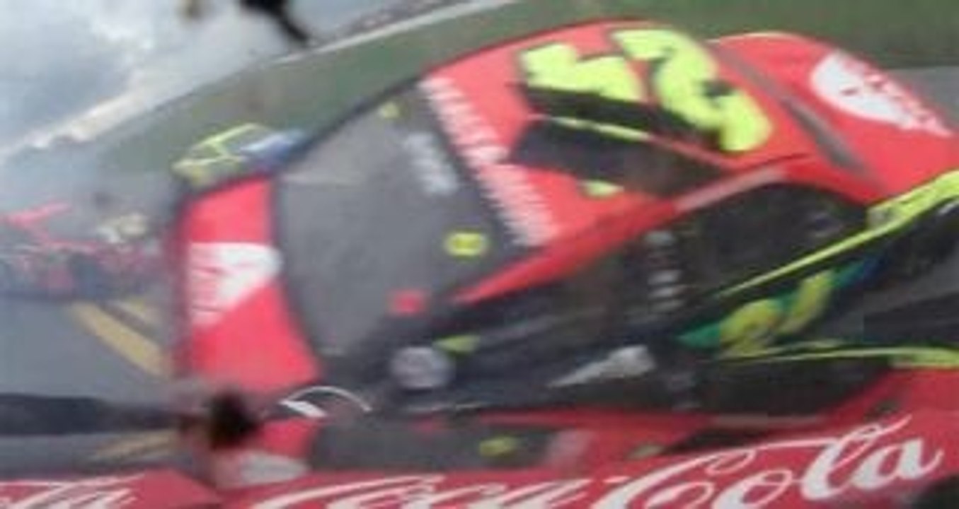 Scanner Sounds Things get big at Daytona video Dailymotion