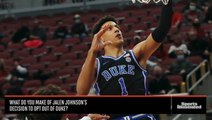 Did Jalen Johnson Hurt His NBA Draft Stock After Opting Out of Duke?