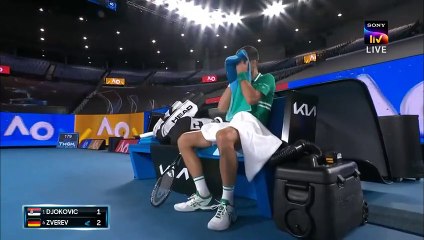 Novak Djokovic vs Alexander Zverev (QF) Australian Open 2021 Highlights /Resumen
