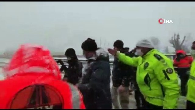 Kazanın kapattığı D-650 karayolu 2 saat sonra trafiğe açıldı