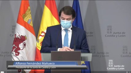 Mañueco asume la sentencia del Supremo y fija el toque de queda de 22:00 a 6:00 en Castilla y León